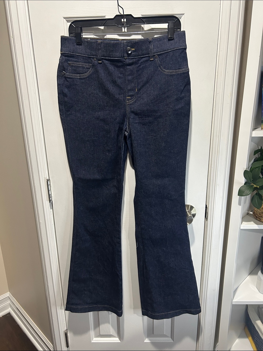 SPANX Dark Indigo Flare Jeans